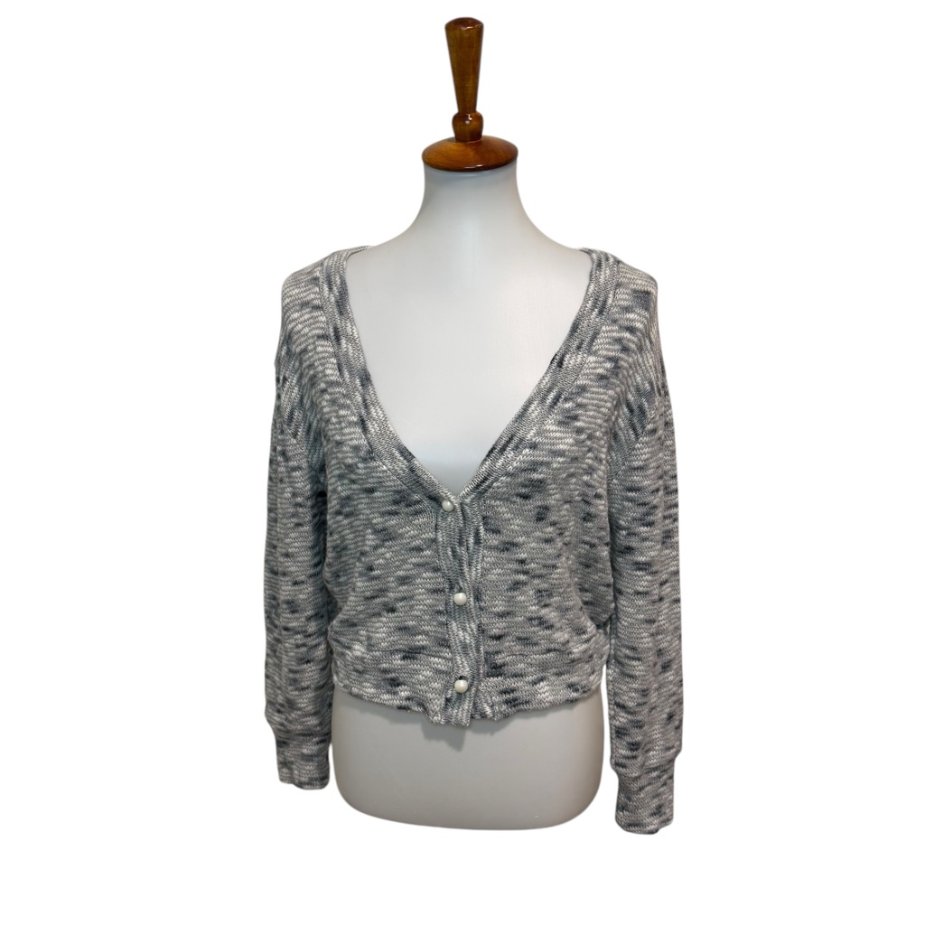 Lna Clothing Pavement Cardigan Marble Gray Size Small